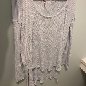 Free People Sunset Park thermal shirt